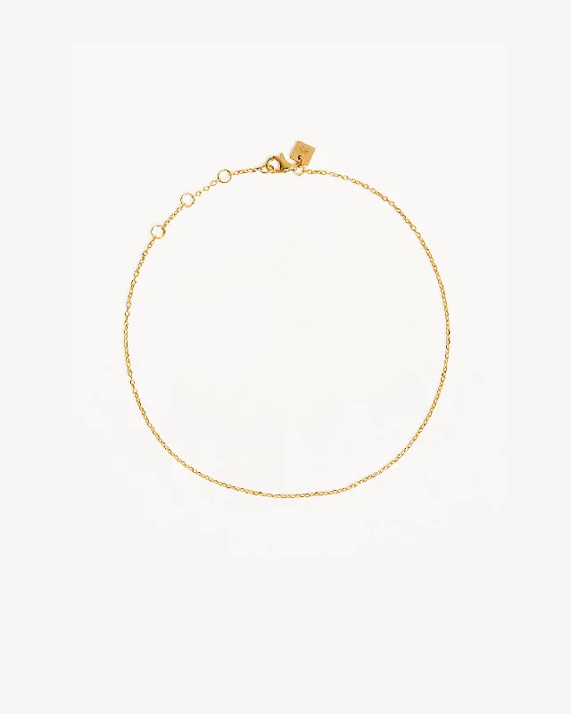 18k Gold Vermeil Infinity Anklet