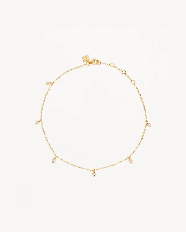 18k Gold Vermeil Peace Anklet