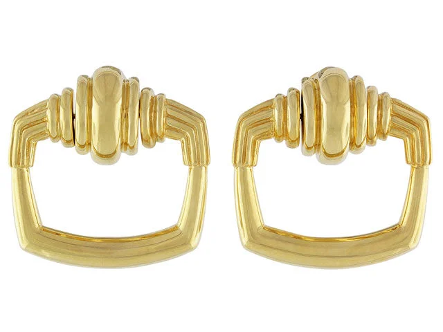 Cartier Aldo Cipullo Door Knocker Earrings in 18K