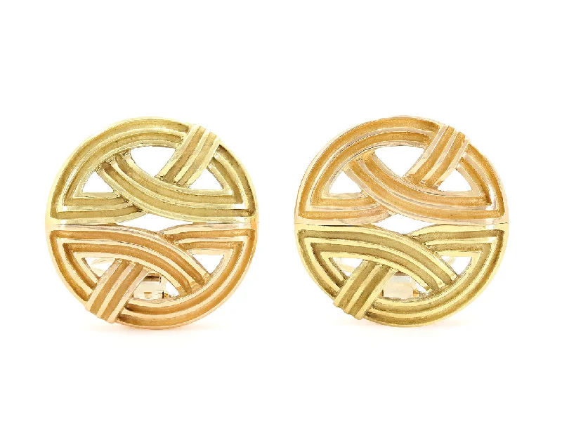 Christopher Walling Earrings in 18K Yellow and Rose Gold