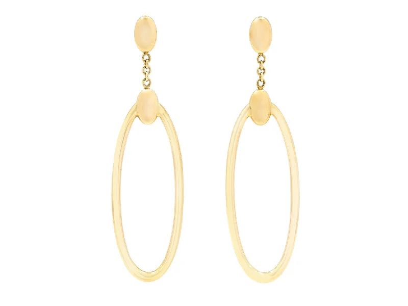 Gold Hoop Earrings, by Beladora