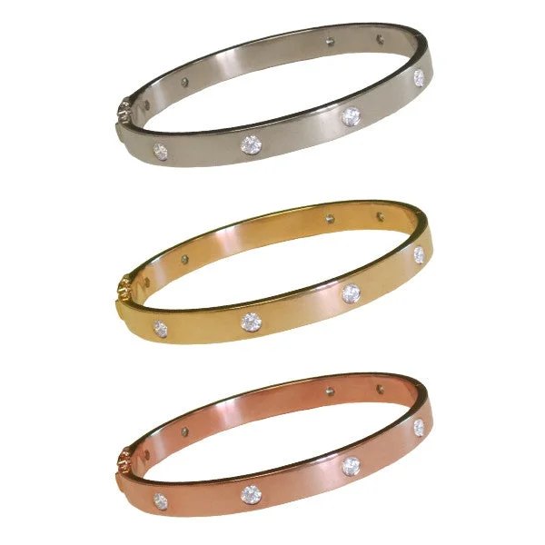 Signature Diamond Bangle | 14-Karat