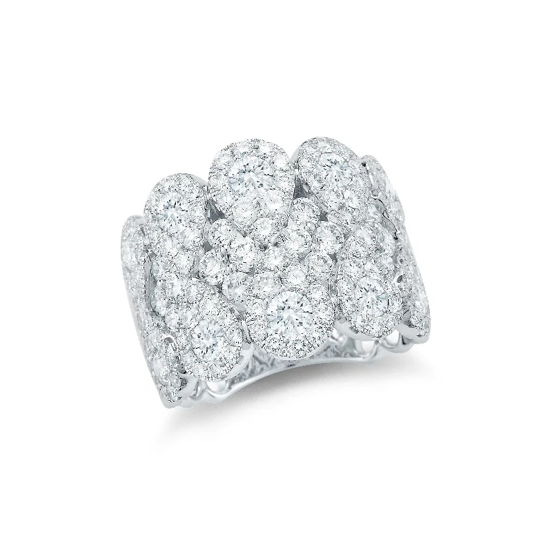 Diamond Cluster Ring