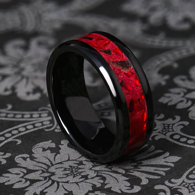 Crimson Flare Glowstone Ring