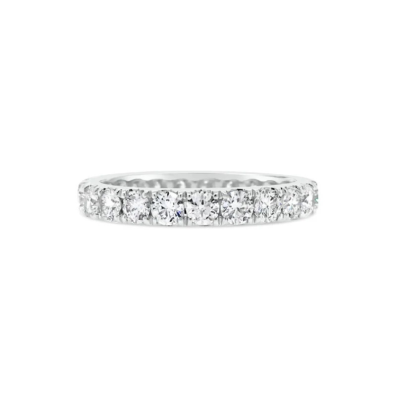 Four Prong-Set Diamond Eternity Band