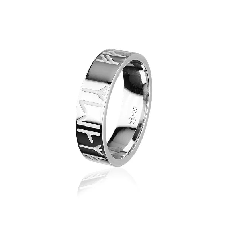 Runic Silver Ring XR262