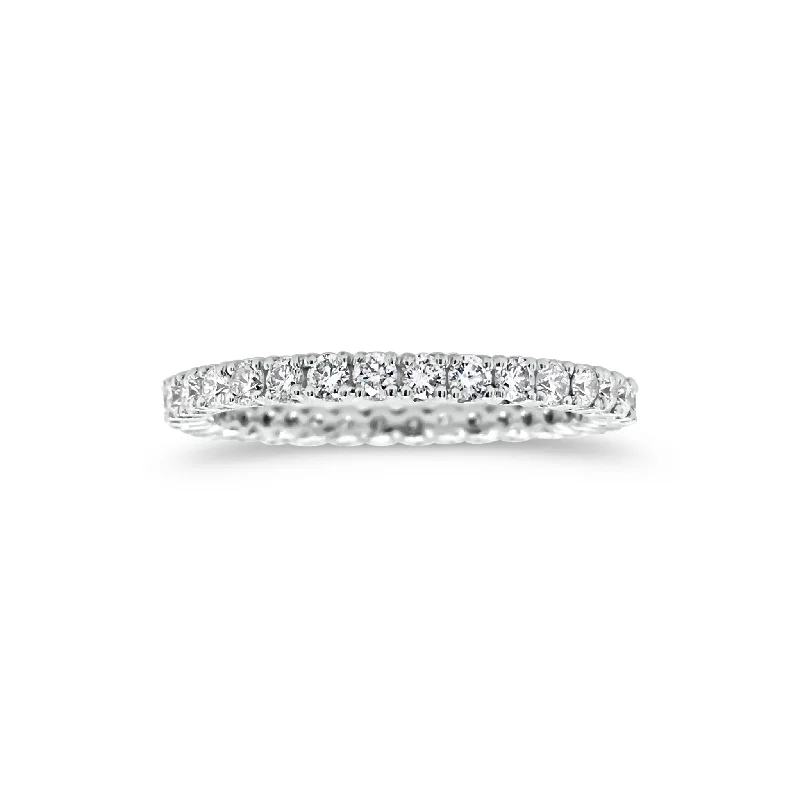 Simple Diamond Eternity Band Ring