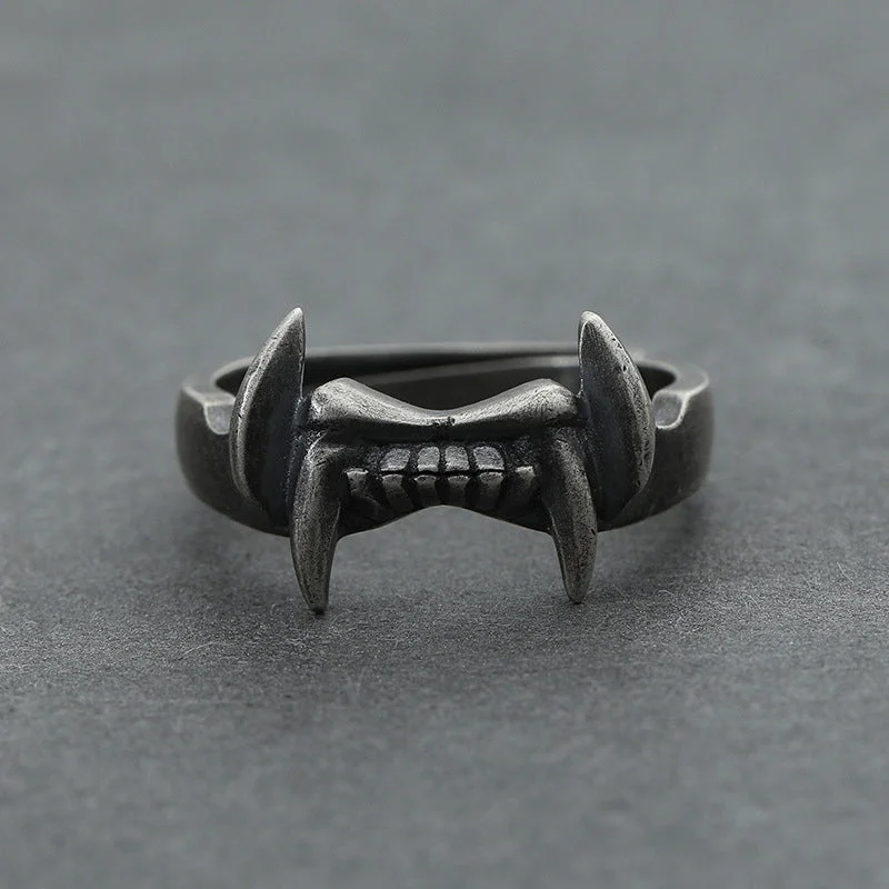 Wholesale Alloy Animal Tooth Ring