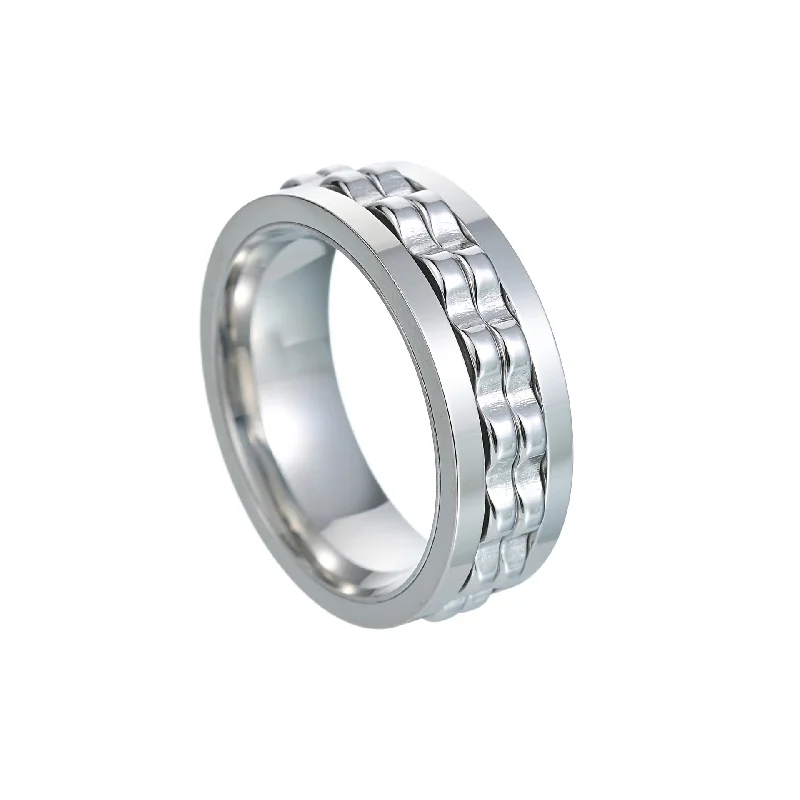 Wholesale Titanium Steel Gear Ring