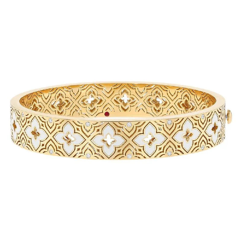 18KT GOLD ROBERTO COIN PRINCESS BANGLE