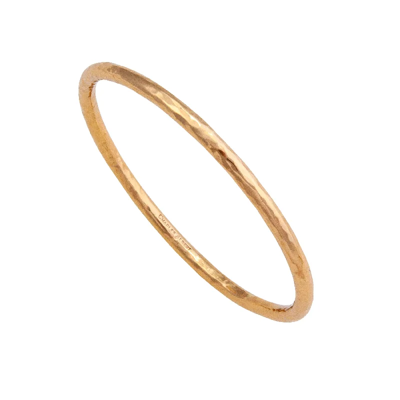 Alchemia Thin Hammered Bangle