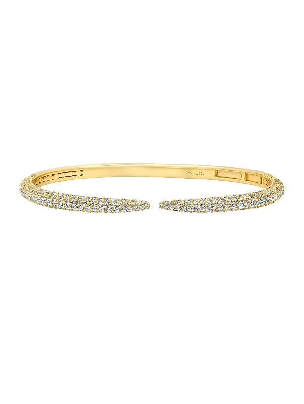 Chamonix Open Bangle in Gold