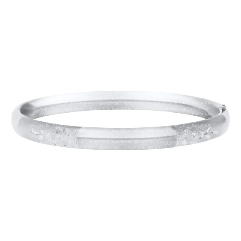 Children's Engravable Sterling Silver Bangle