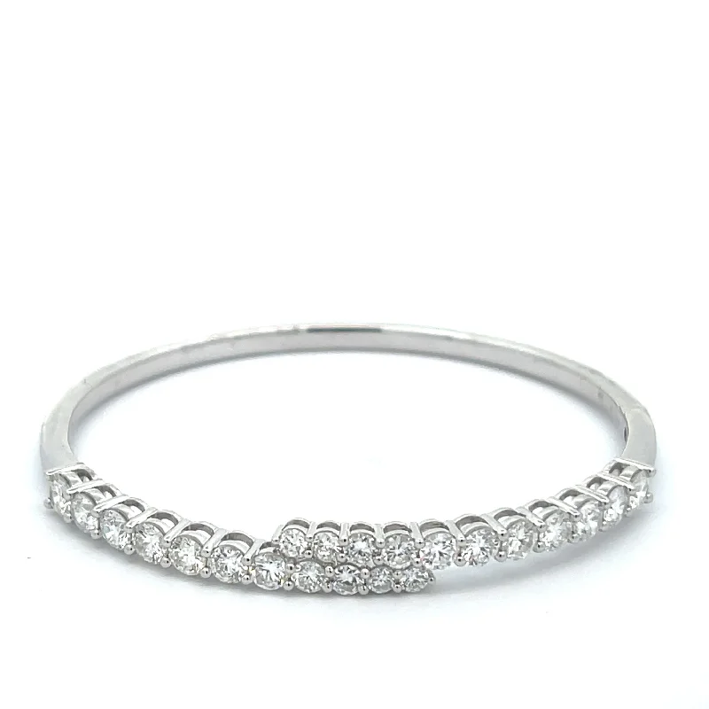 Diamond Bypass Bangle