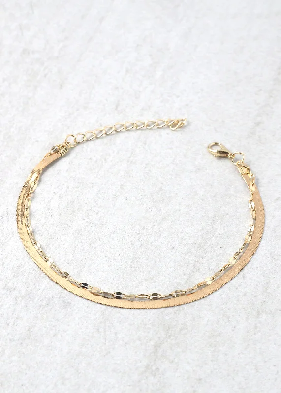 Double Layered Anklet