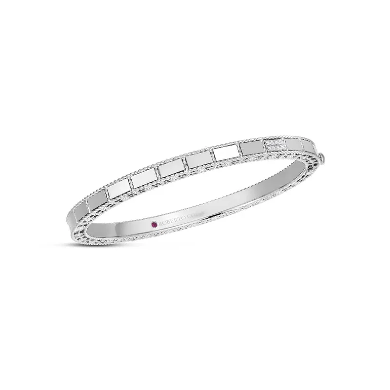 Roberto Coin Mosaic Diamond Accent Bangle