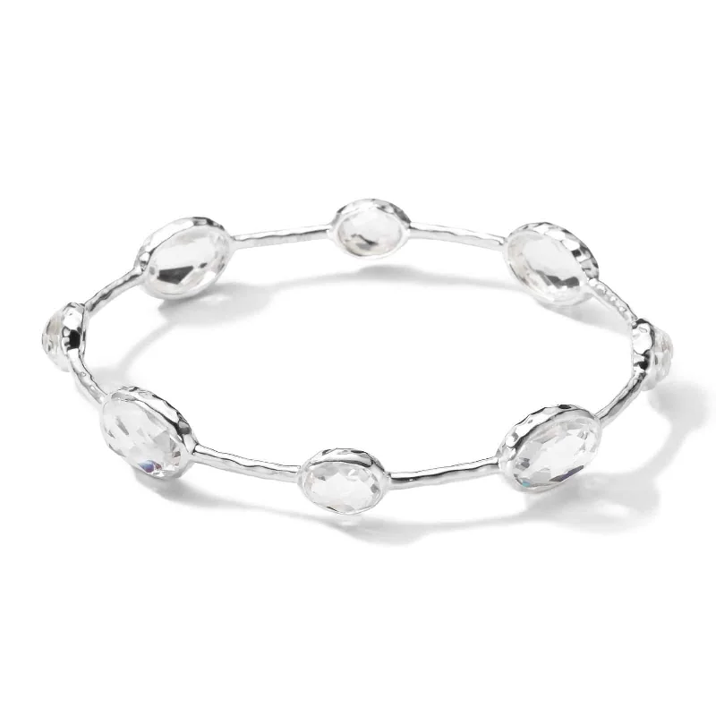 Rock Candy Sterling Silver Bangle