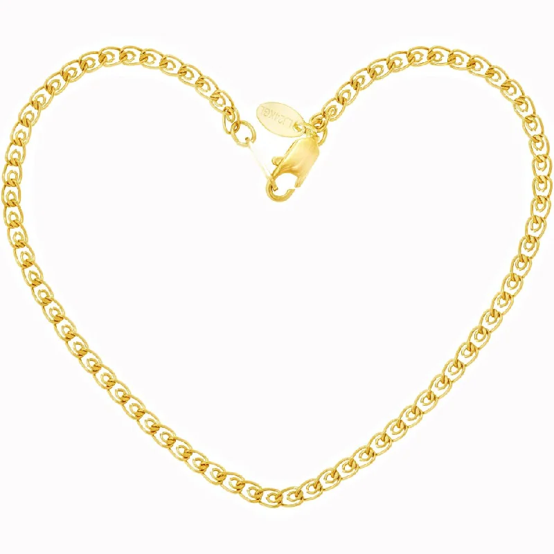 2.7mm Open Weave Link Anklet