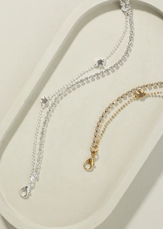 Crown Charm Anklet