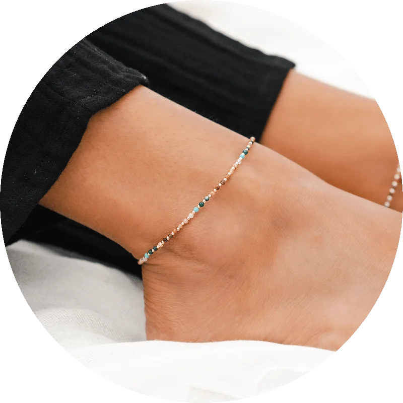 Master Healer 2mm Metal Accent Healing Anklet