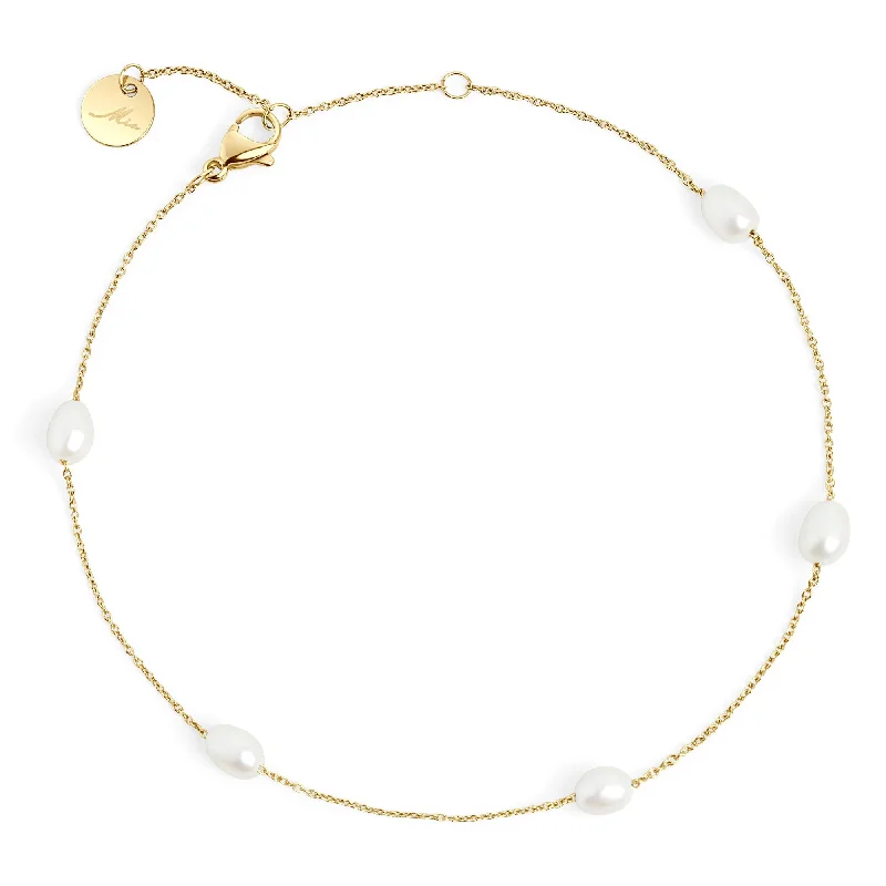 Opal Pearl Anklet