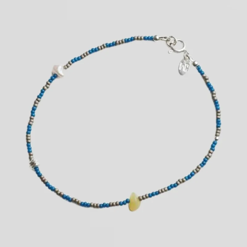 June Anklet (Blue)